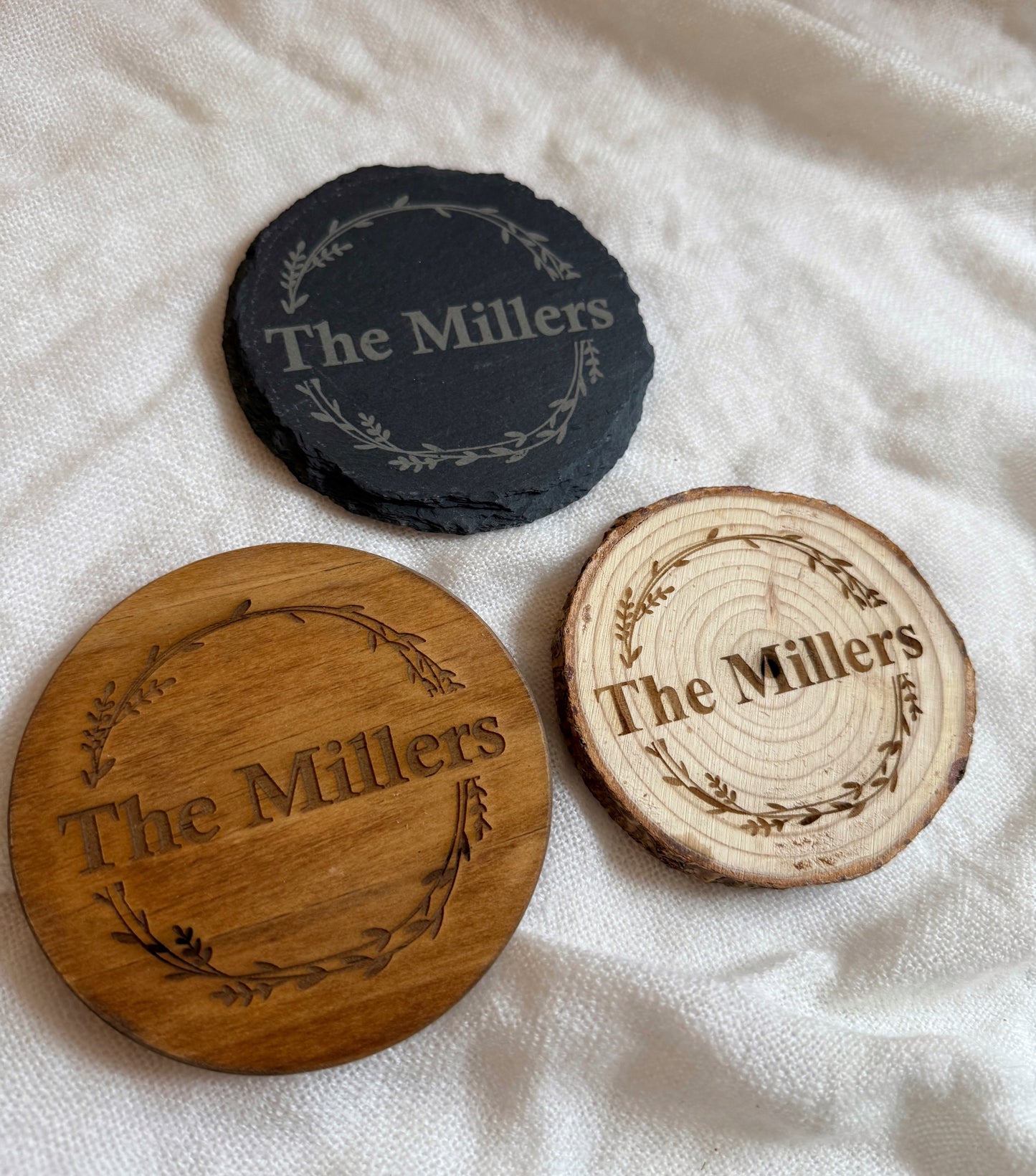 Family Name Coasters