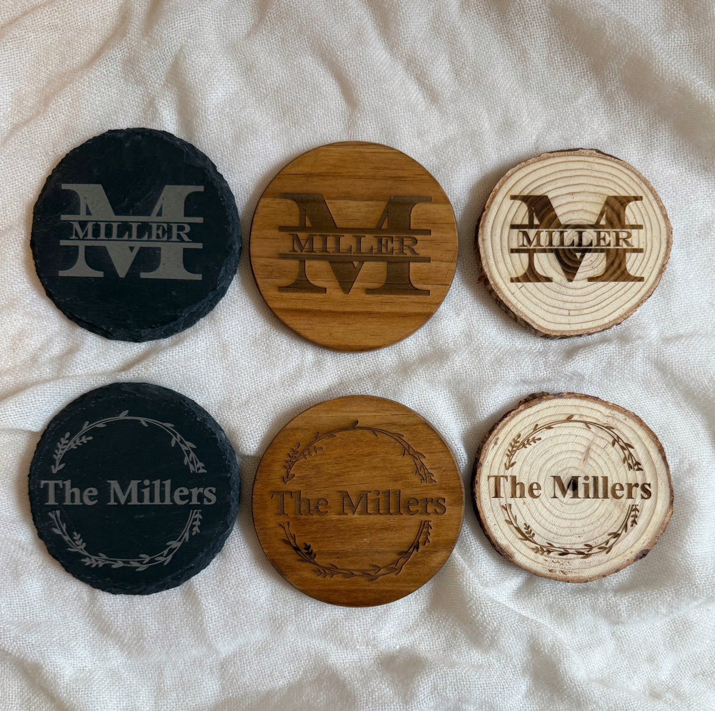 Family Name Coasters