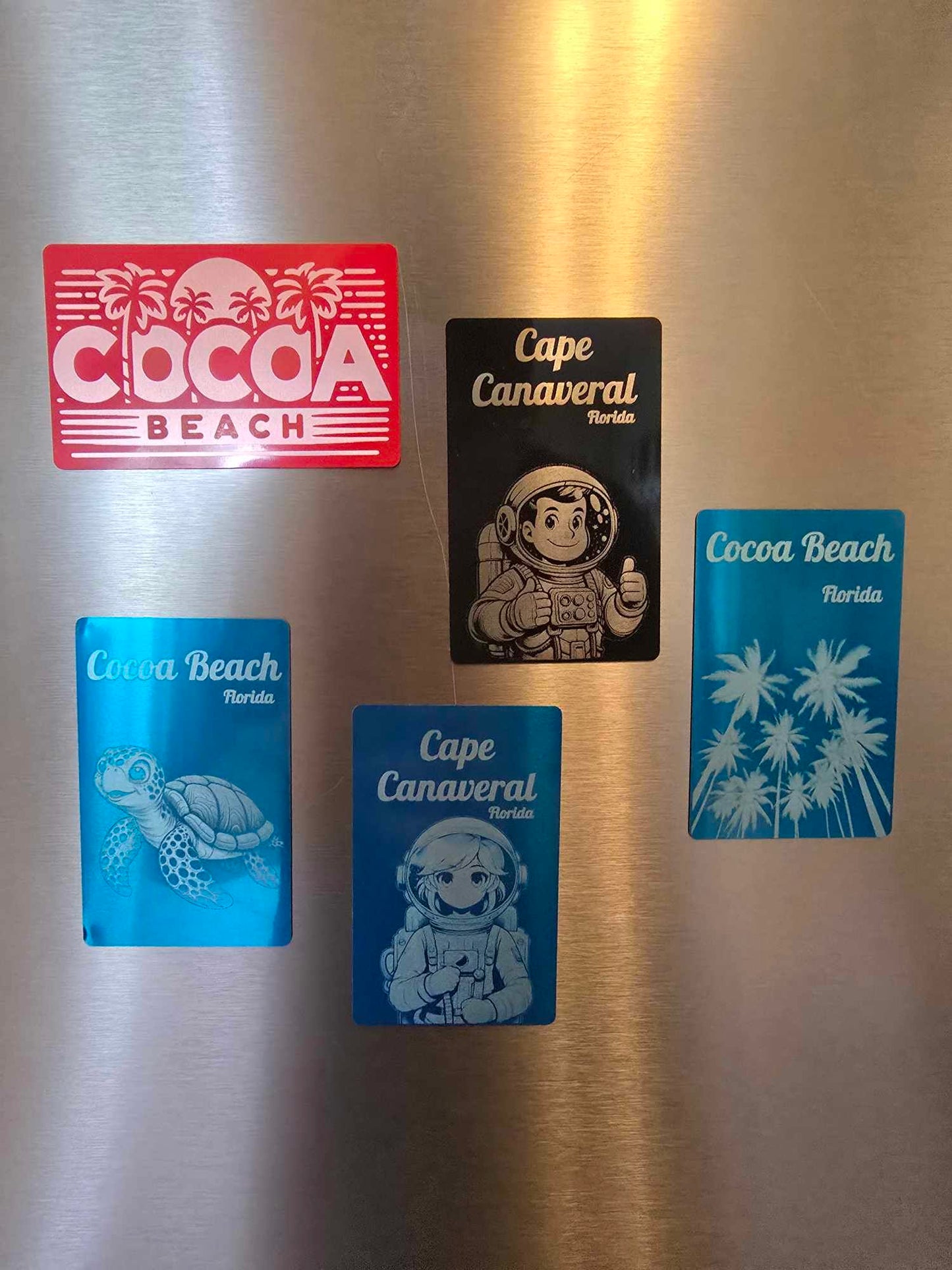 Aluminum Fridge Magnets