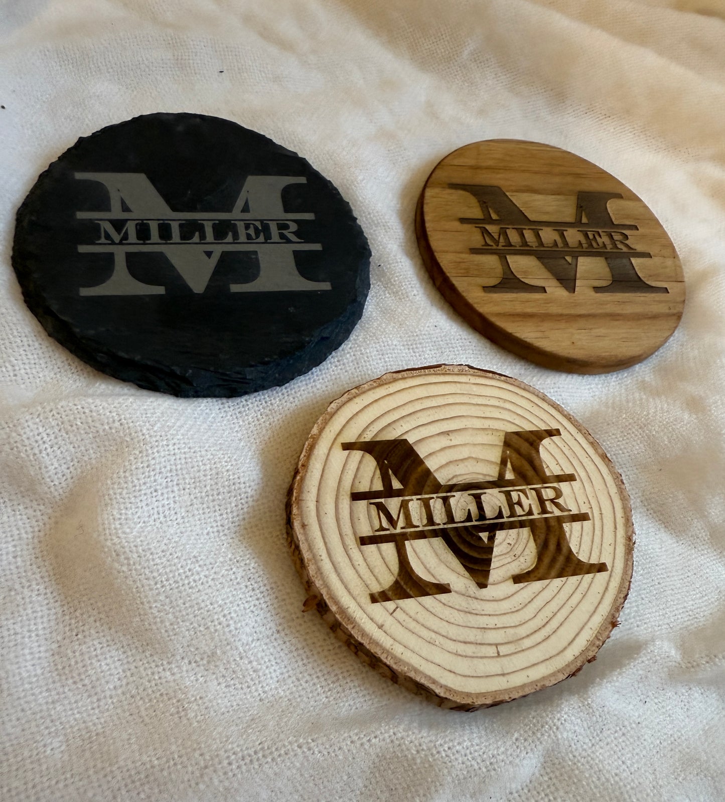 Family Name Coasters