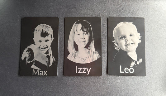 Laser-Etched Portrait Magnet