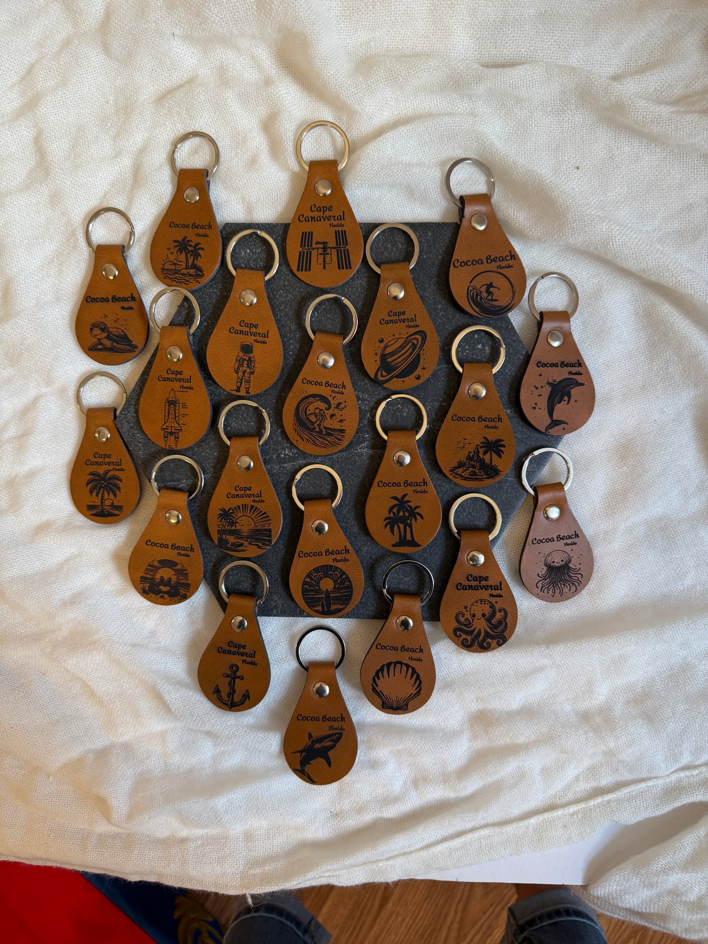 Leather Keychain